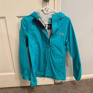 The North Face Womens Blue Rain Jacket